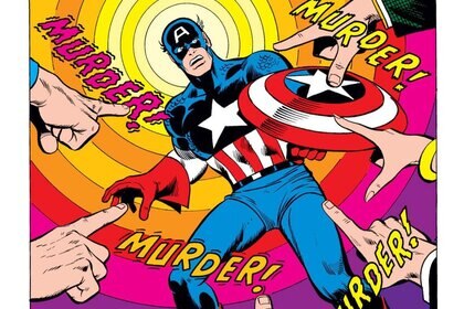 The title splash to Captain America and the Falcon #170