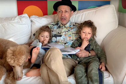 Jeff Goldblum reads Pinocchio at home
