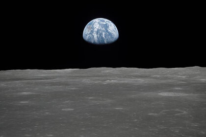 NASA image of Earth from the Moon