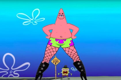 SpongeBob movie Patrick legs