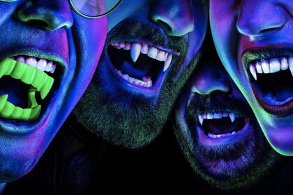 Vampires bare their fangs in What We Do in the Shadows Season 2 banner