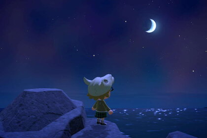 Animal Crossing Existential Moon