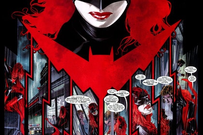 Two-page spread from Batwoman: Elegy