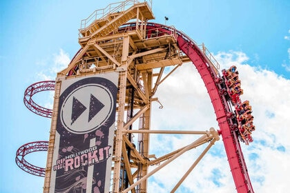 Photo of Universal's Big Red Rip Ride Rockit Roller Coaster