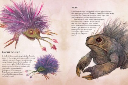 The Dark Crystal Bestiary Bright Schezz and Riddit