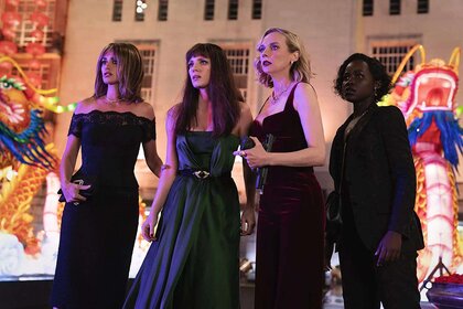 Penélope Cruz, Diane Kruger, Jessica Chastain, and Lupita Nyong'o in The 355
