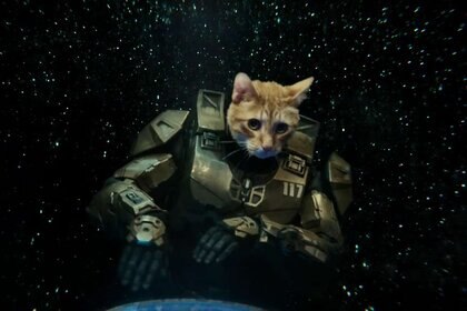Master Chief cat Xbox Series X ad