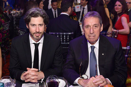 Jason Reitman and Ivan Reitman