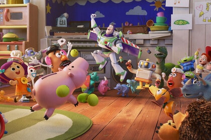 Pixar Popcorn Toy Story cast