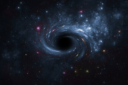 Liz Deep space star field black hole GETTY