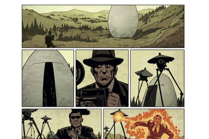 History Of Science Fiction Pg 32 Wells Press Comic Interior