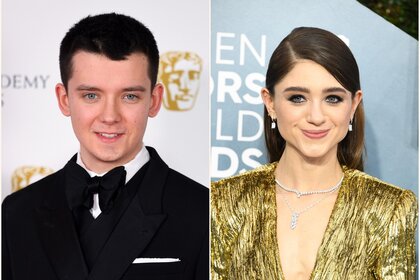 Asa Butterfield And Natalia Dyer