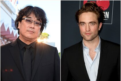 Bong Joon Ho and Robert Pattinson