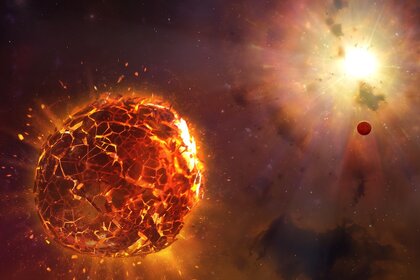 Liz Supernova destroying planet GETTY
