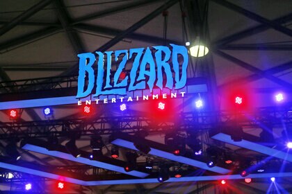 Activision Blizzard Sign GETTY
