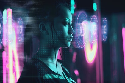 Liz futuristic woman GETTY