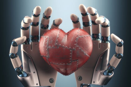 Cassidy Robotic Hands with Heart GETTY
