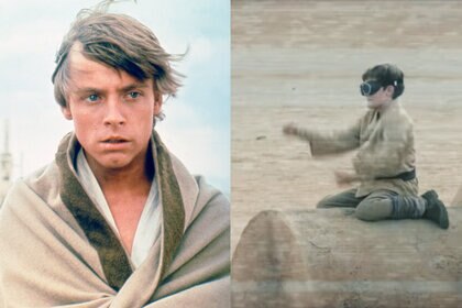 Luke Skywalker Mark Hamill Obi-Wan YT GETTY