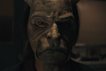 Ethan Hawke as The Grabber in The Black Phone.