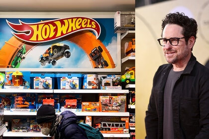 Hot Wheels logo and products, J.J. Abrams