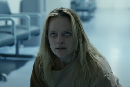 Elisabeth Moss in The Invisible Man (2020).