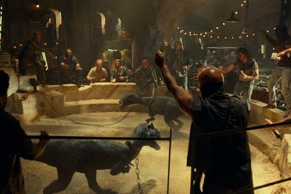 A still from Jurassic World Dominion