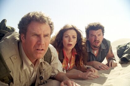 Will Ferrell, Anna Friel, and Danny McBride in Land of the Lost (2009)