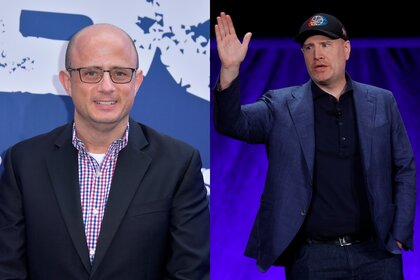 Eric Kripke and Kevin Feige GETTY