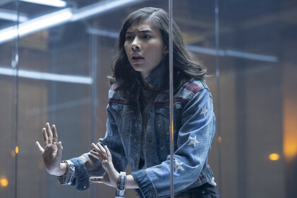 Xochitl Gomez as America Chavez in Marvel Studios' DOCTOR STRANGE IN THE MULTIVERSE OF MADNESS.