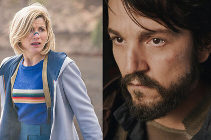 Jodie Whittaker as Doctor Who; Cassian Andor (Diego Luna) in Lucasfilm's ANDOR