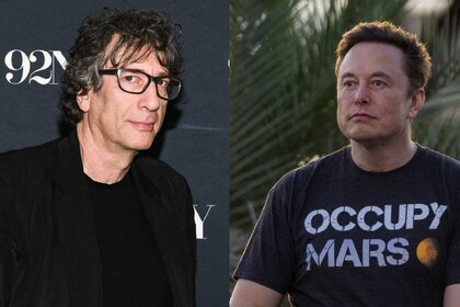 Neil Gaiman and Elon Musk