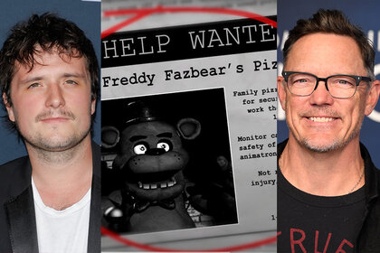 (L-R) Josh Hutcherson; Five Nights at Freddy's; Matthew Lillard
