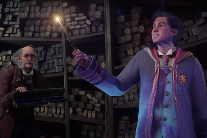 A still from the Hogwarts Legacy trailer.
