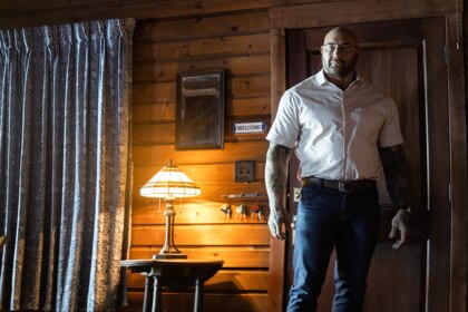 Dave Bautista as Leonard in Knock At The Cabin (2023)