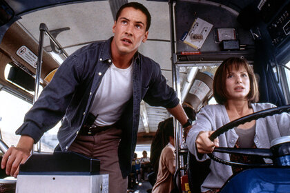Keanu Reeves, Sandra Bullock in Speed (1994)