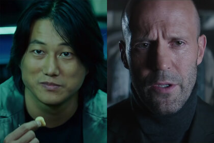 Sung Kang and Jason Statham in the Fast & Furious films