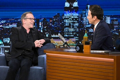 Kiefer Sutherland as a guest on the Tonight Show with Jimmy Fallon