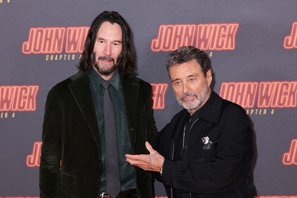 Keanu Reeves and Ian McShane