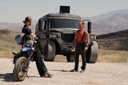A still image from Mrs. Davis Season 1