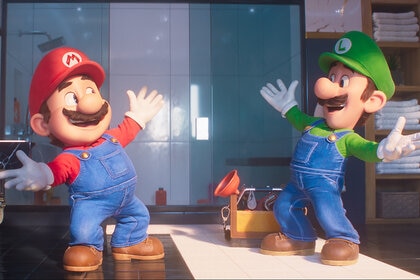 Mario and Luigi in The Super Mario Bros. Movie (2023)