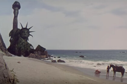 A still image from Planet of the Apes (1968)