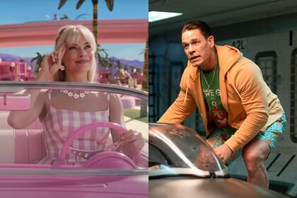 Margot Robbie in Barbie (2023); John Cena in Fast X (2023)