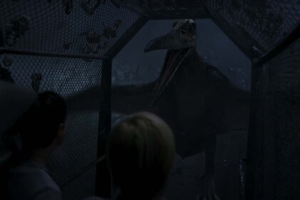 A pterodactyl in Jurassic Park III (2001)