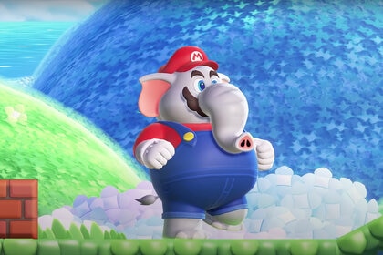Elephant Mario in Super Mario Bros. Wonder