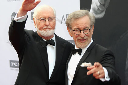 John Williams and director Steven Spielberg