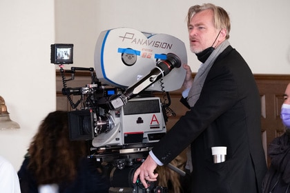 Christopher Nolan behind the camera.