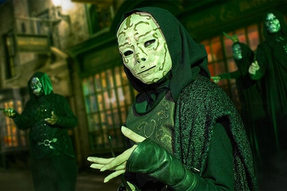 Death Eaters leave their mark on The Wizarding World Of Harry Potter's Diagon Alley