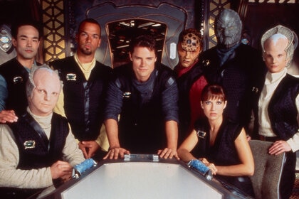 A photo of the cast of Babylon 5: The Legend of the Rangers (2002)