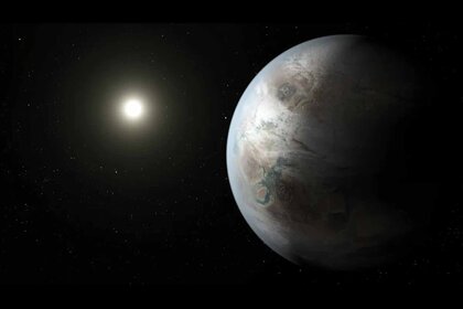 An artist's rendering of Kepler-452b