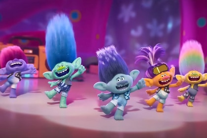 Trolls dance in Trolls Band Together (2023).